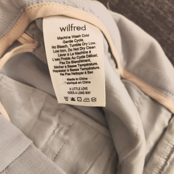 Wilfred tie front pants - light blue 6 - Picture 8 of 8